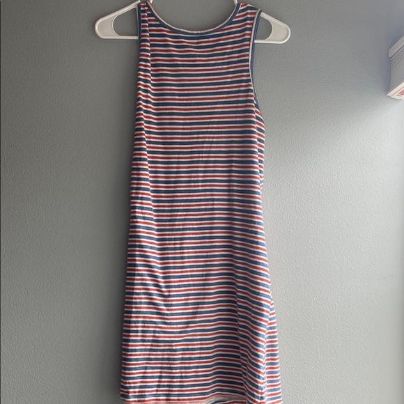 Striped Sleeveless Top in Red and Blue - Picture 6 of 6